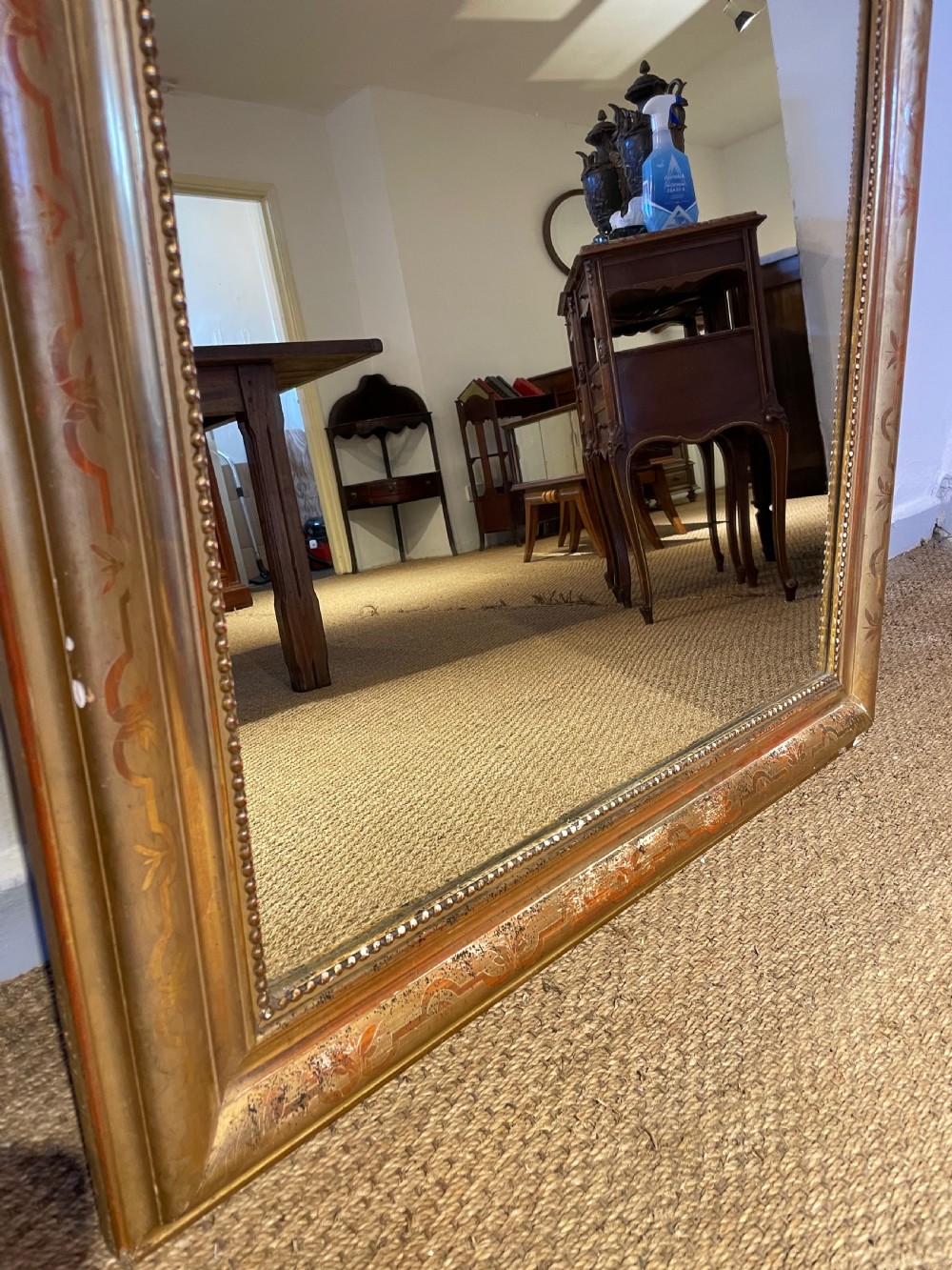 Antique gilt mirror 38x54  View VI