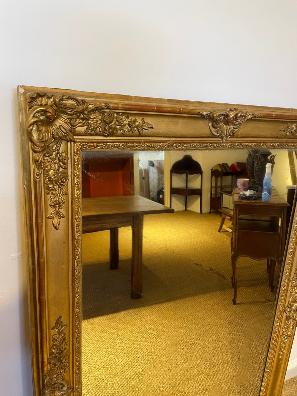 19th century gilt mirror 36 x 53  View II