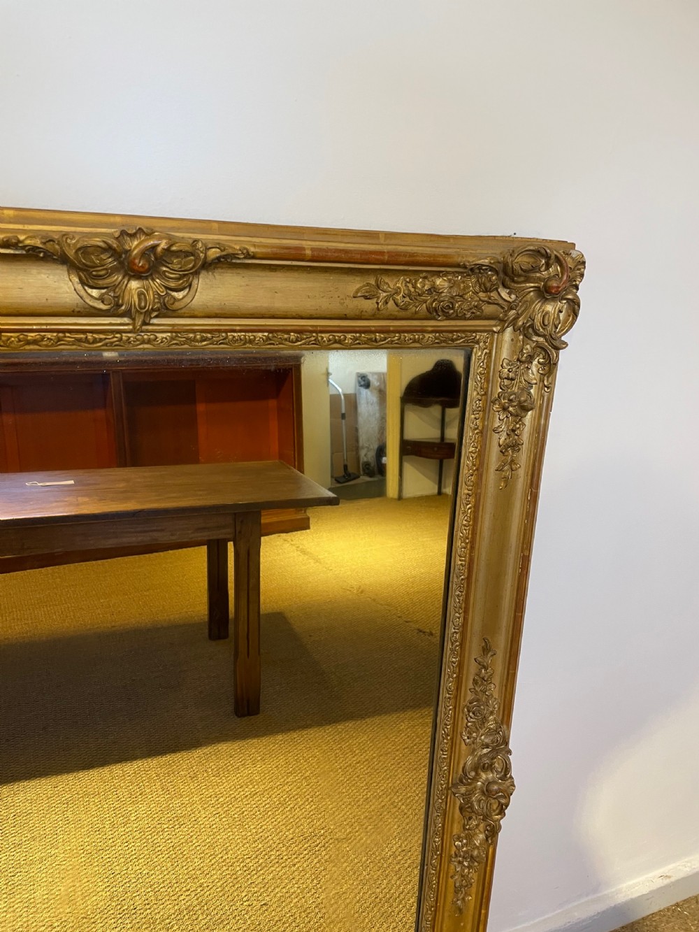 19th century gilt mirror 36 x 53  View III