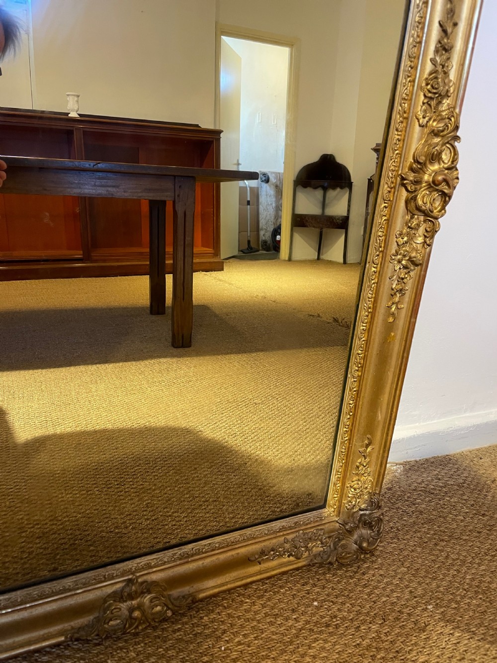 19th century gilt mirror 36 x 53  View IV