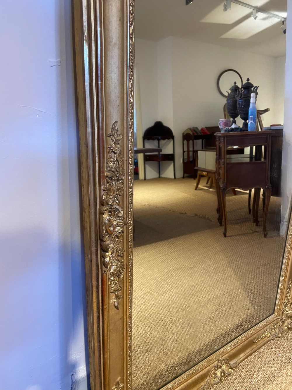 19th century gilt mirror 36 x 53  View VI