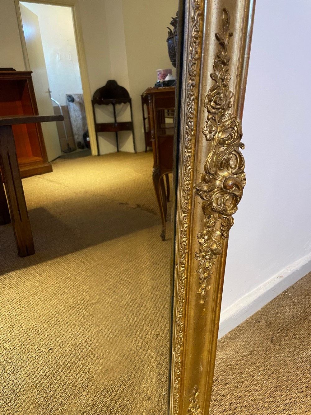 19th century gilt mirror 36 x 53  View VII