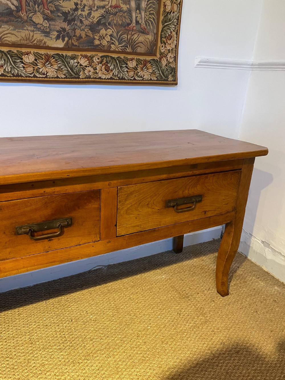 Cherry wood dresser base / server  View IV