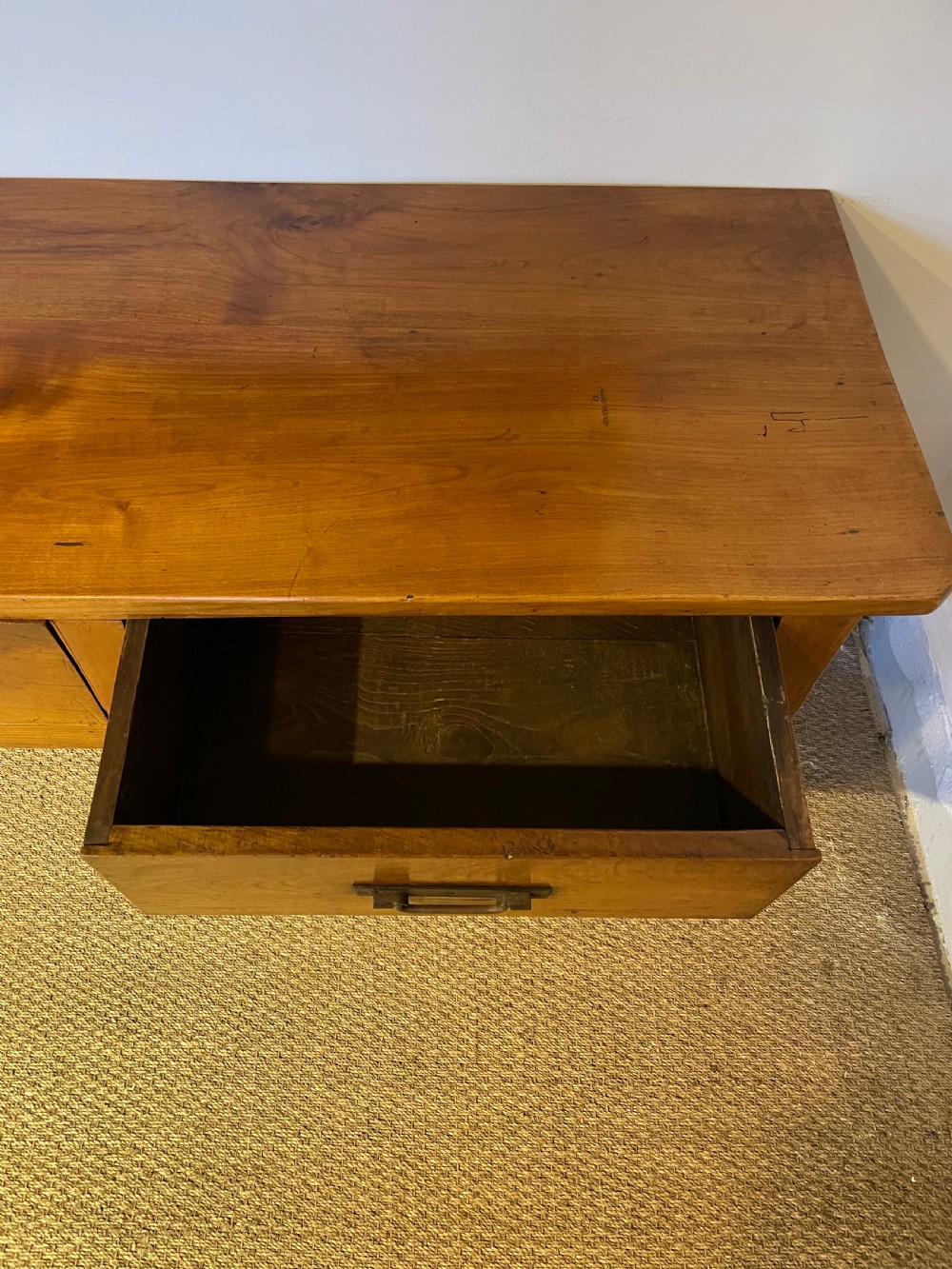 Cherry wood dresser base / server  View V