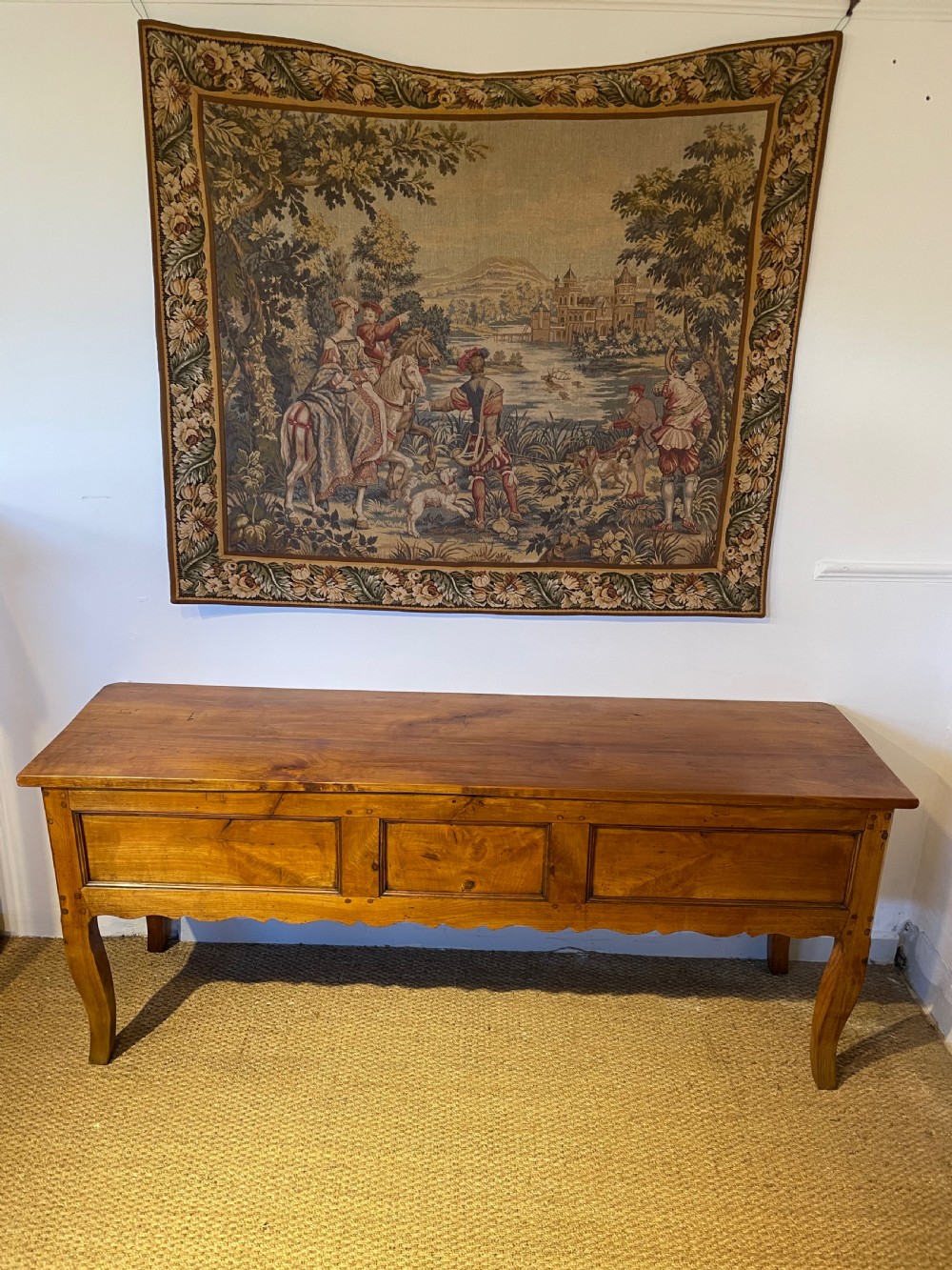 Cherry wood dresser base / server  View VIII