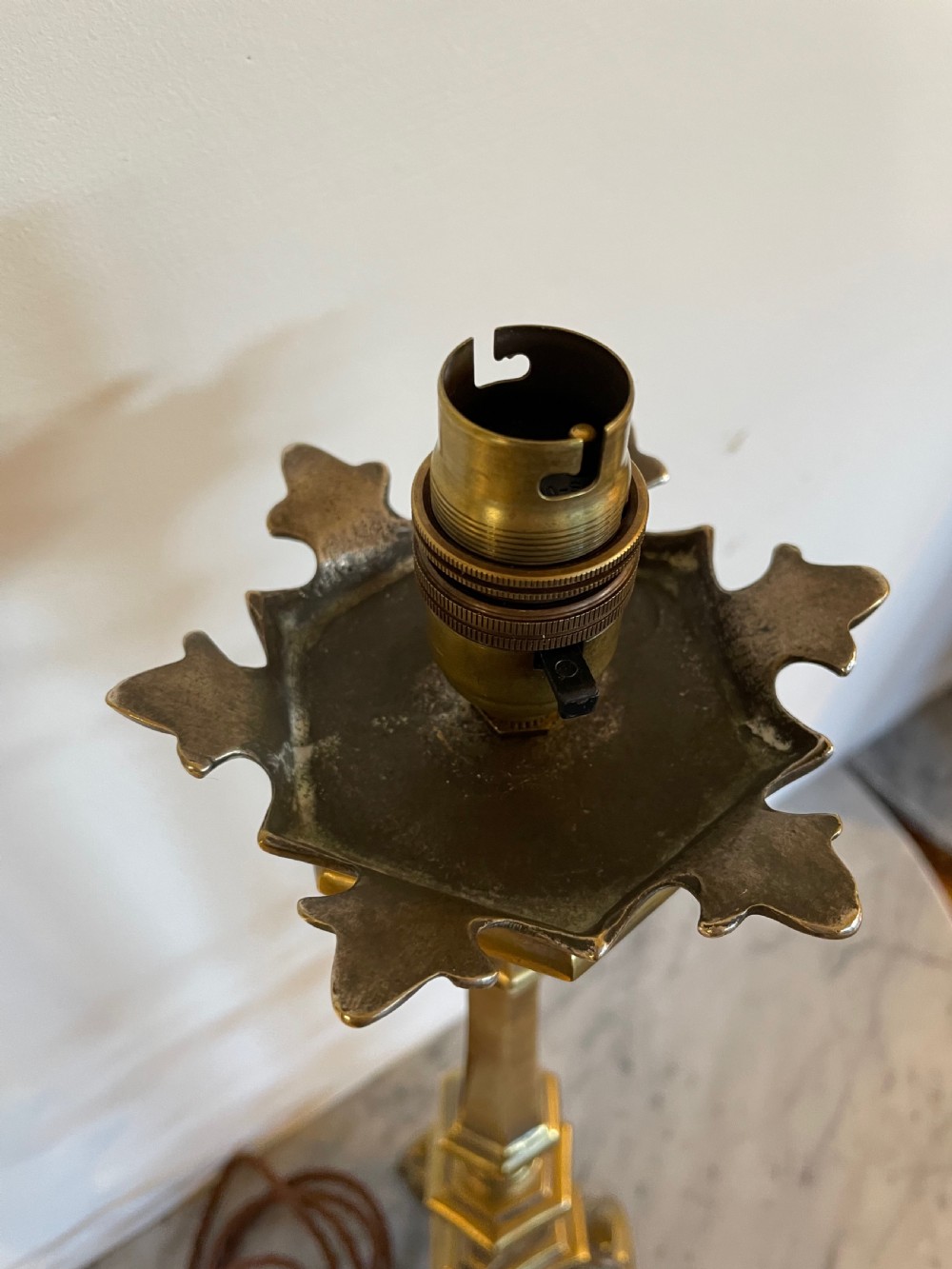 Gothic style table lamp  View V