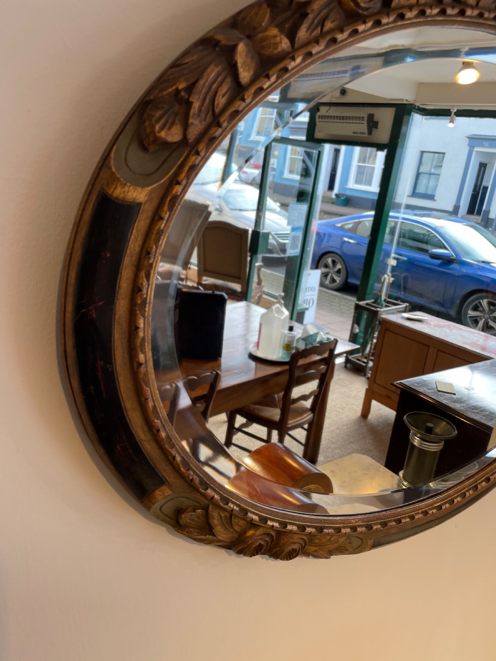 Art Deco oval mirror  View II