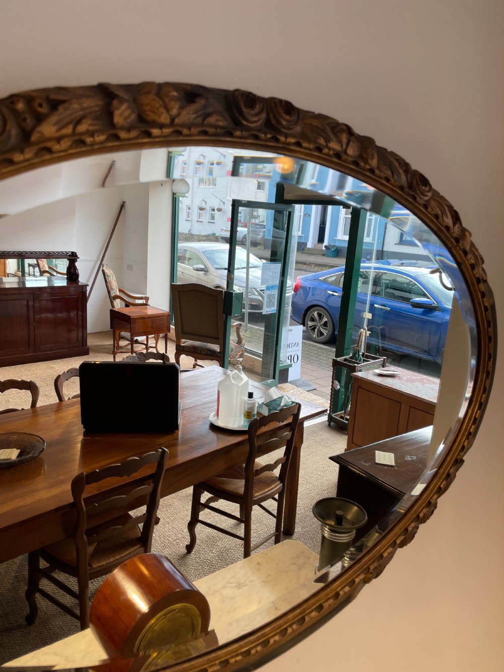 Art Deco oval mirror  View III