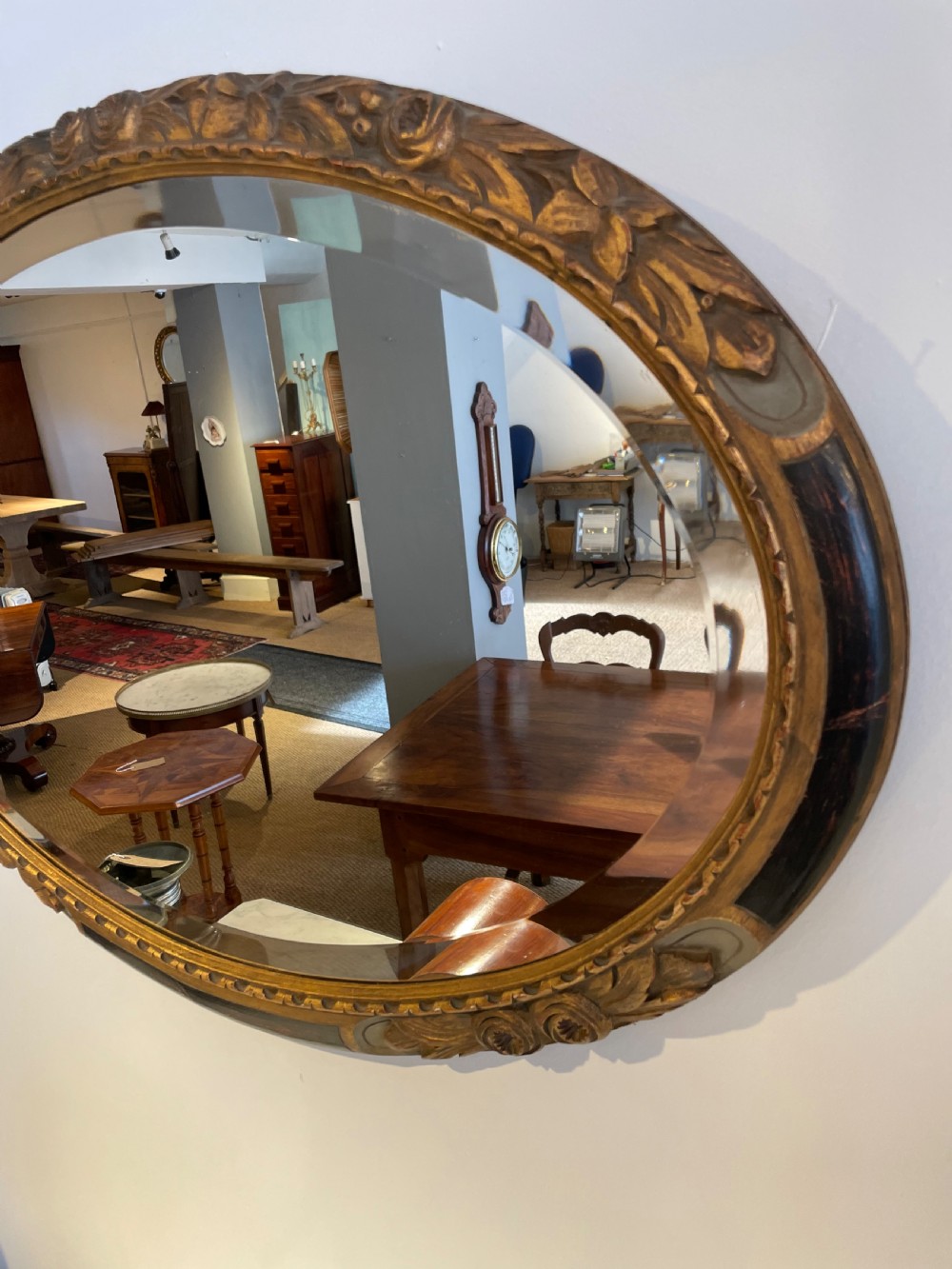 Art Deco oval mirror  View IV