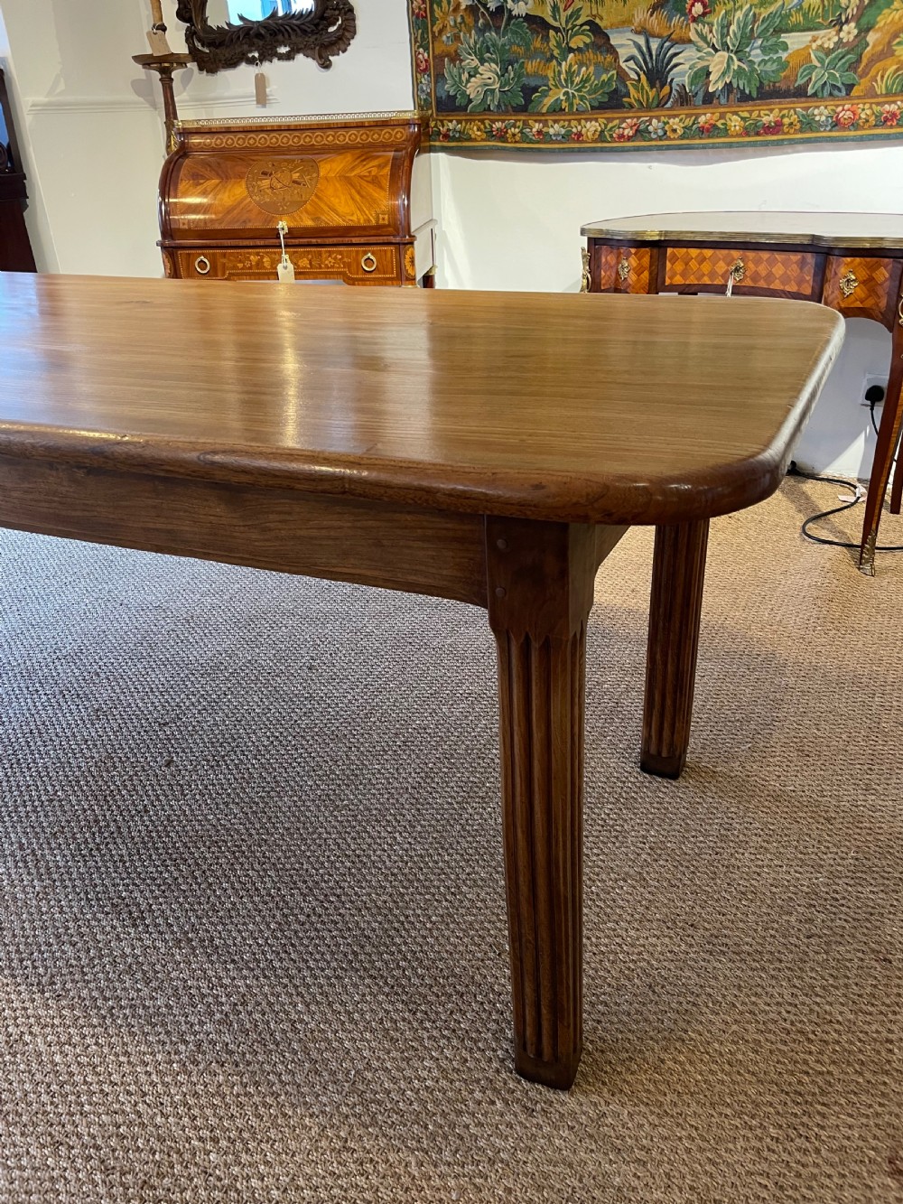 Elm farmhouse table  View VI