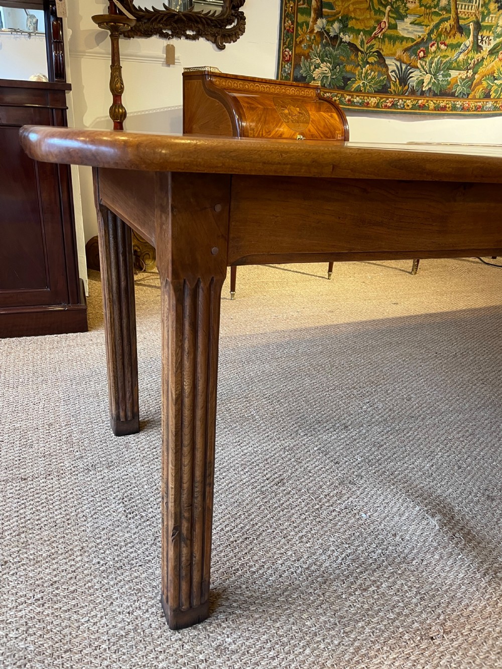 Elm farmhouse table  View VIII