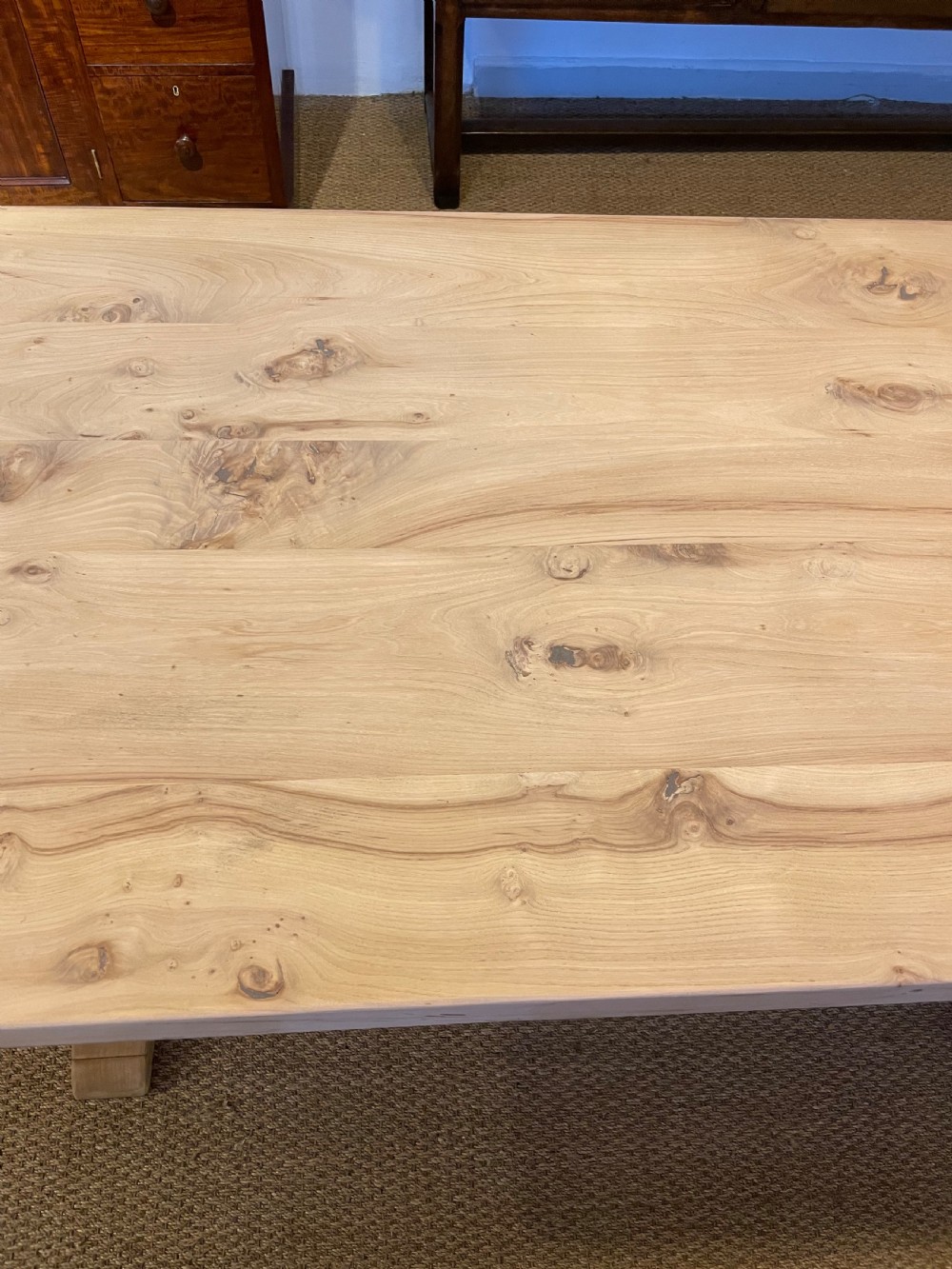 Elm refectory table View IV