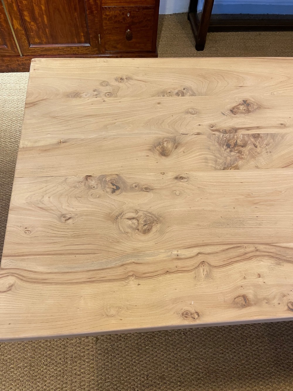 Elm refectory table View V