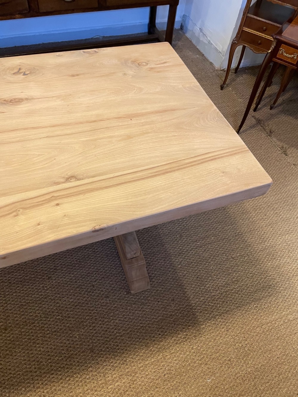 Elm refectory table View VII