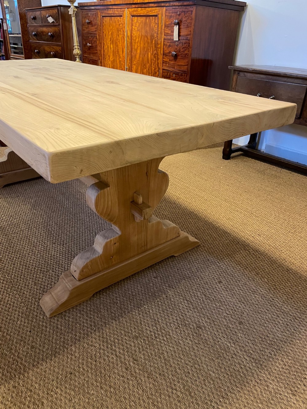 Elm refectory table View VIII