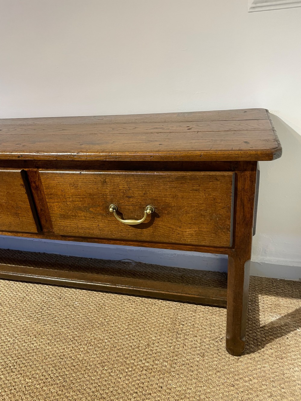 Antique oak dresser base / server  View VI