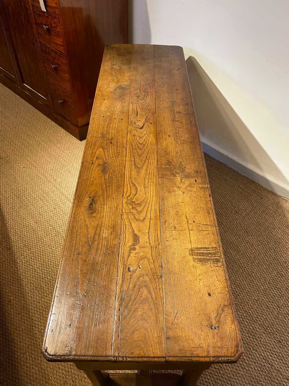 Antique oak dresser base / server  View VII