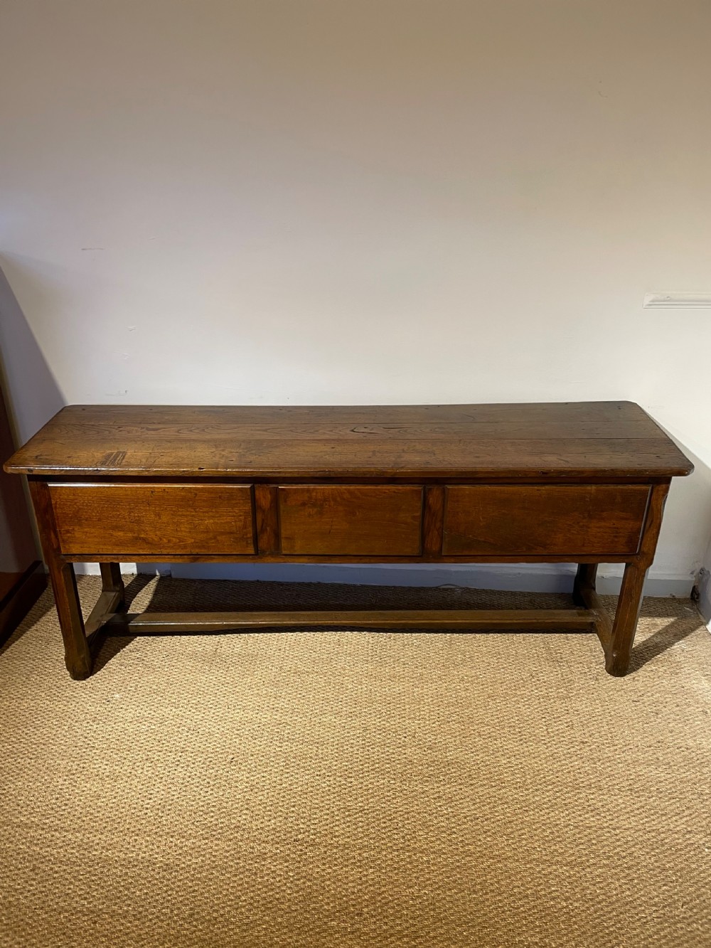 Antique oak dresser base / server  View VIII