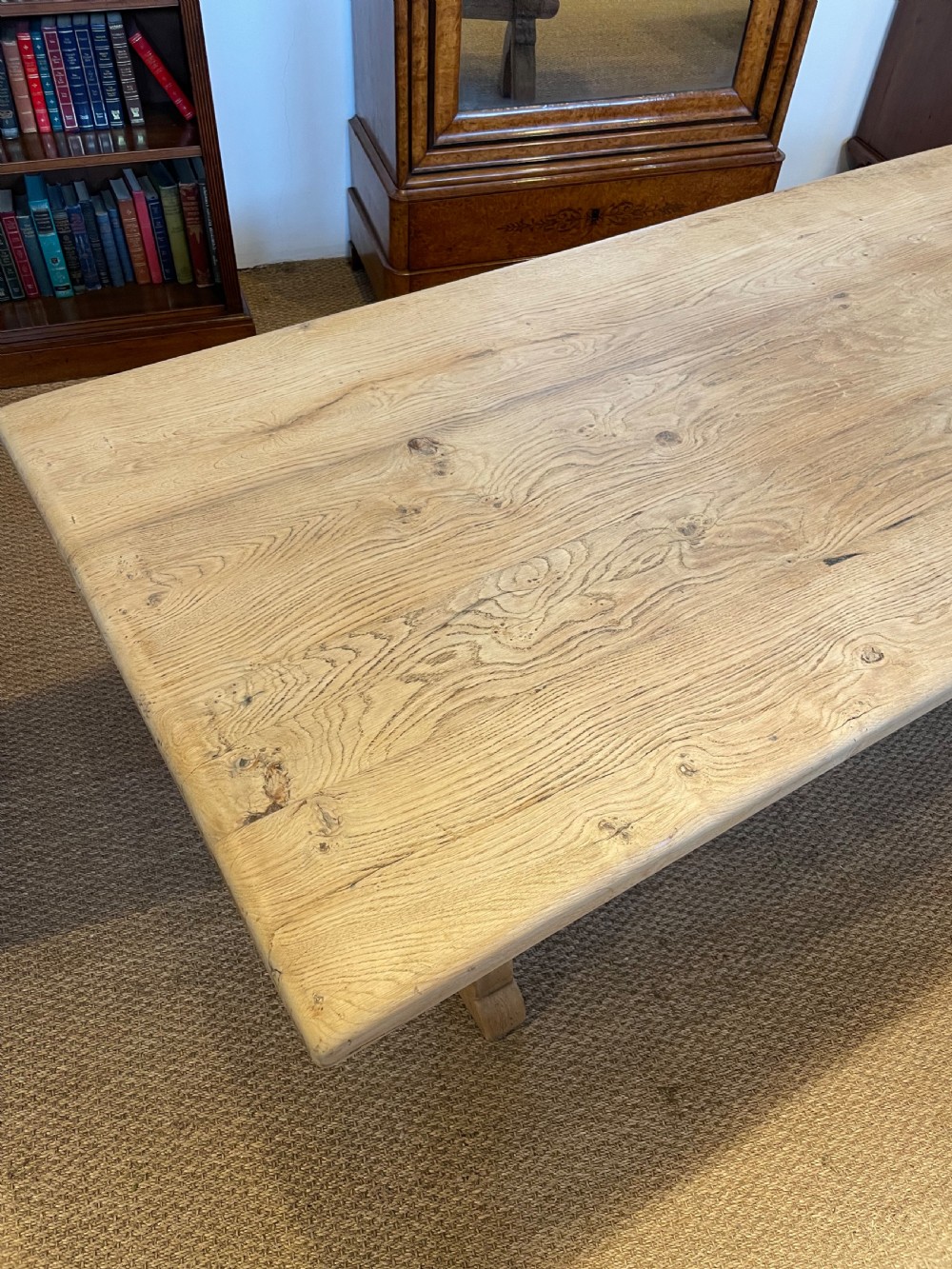 Small oak farm house table  View II