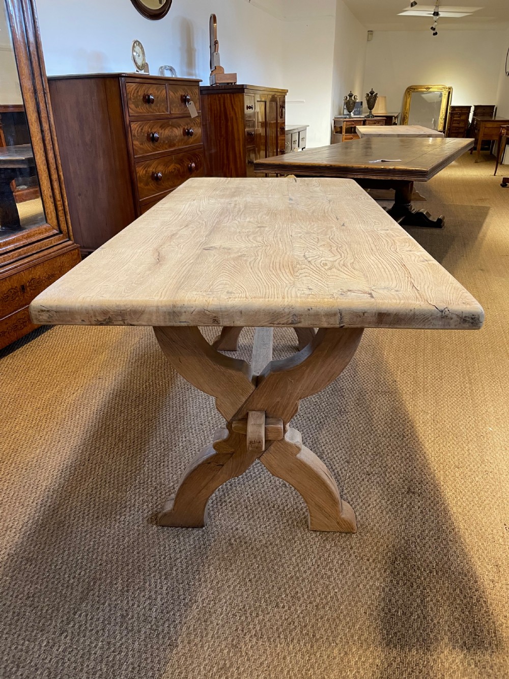 Small oak farm house table  View III