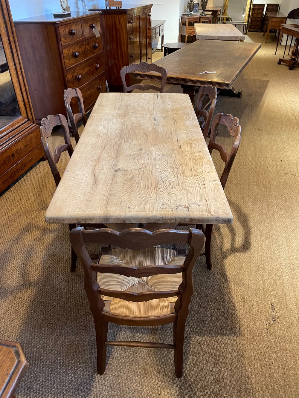 Small oak farm house table  View IX