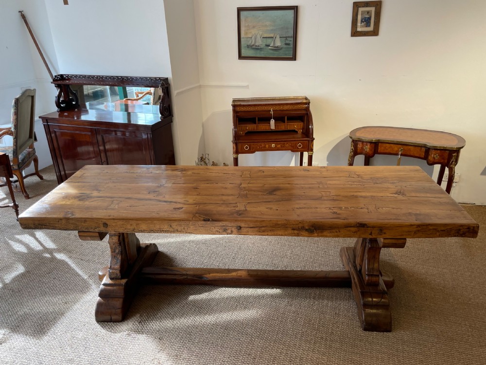 Oak refectory table