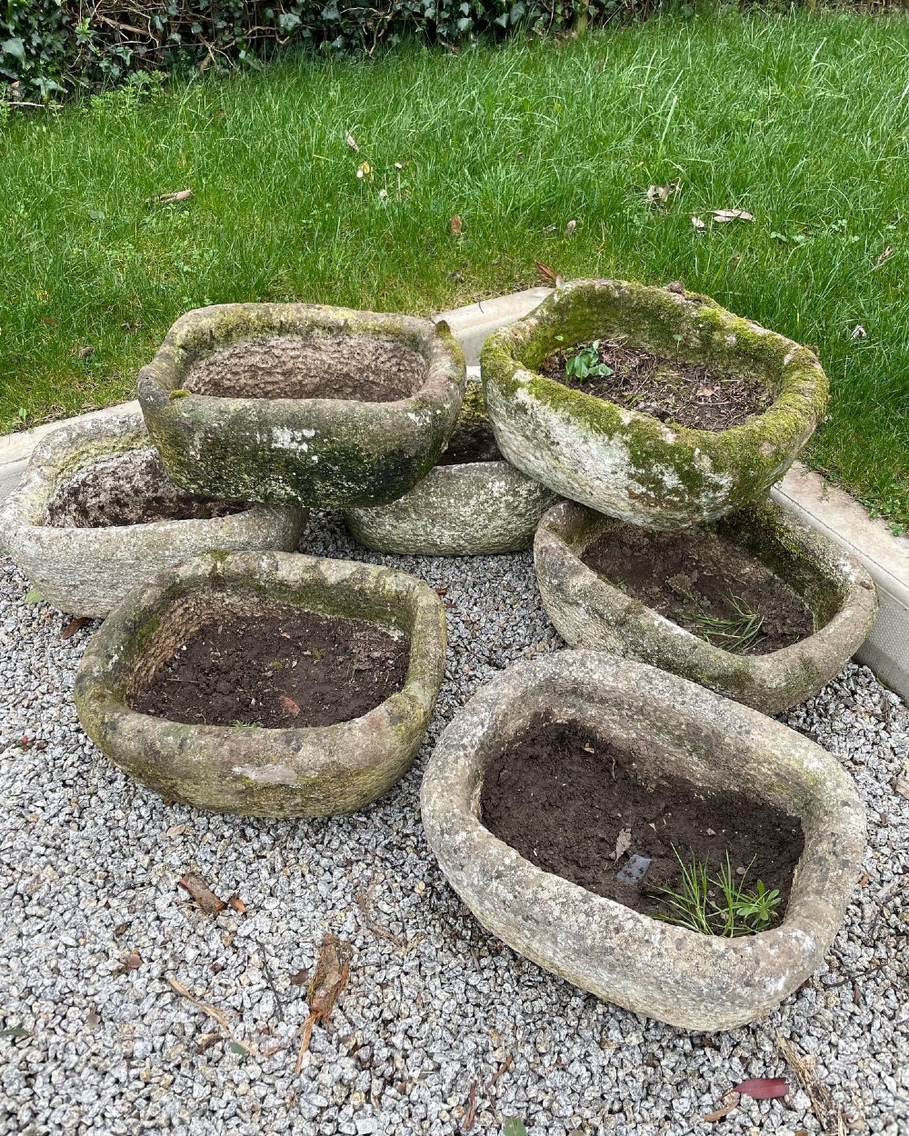 7 garden troughs 