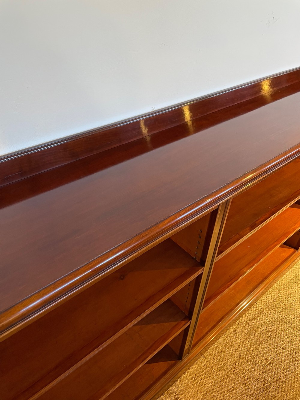 Large Victorian mahogany bookcase  View IV