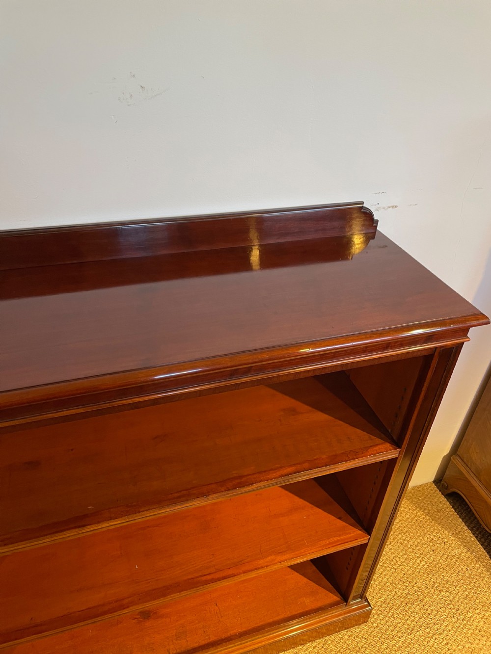Large Victorian mahogany bookcase  View VI