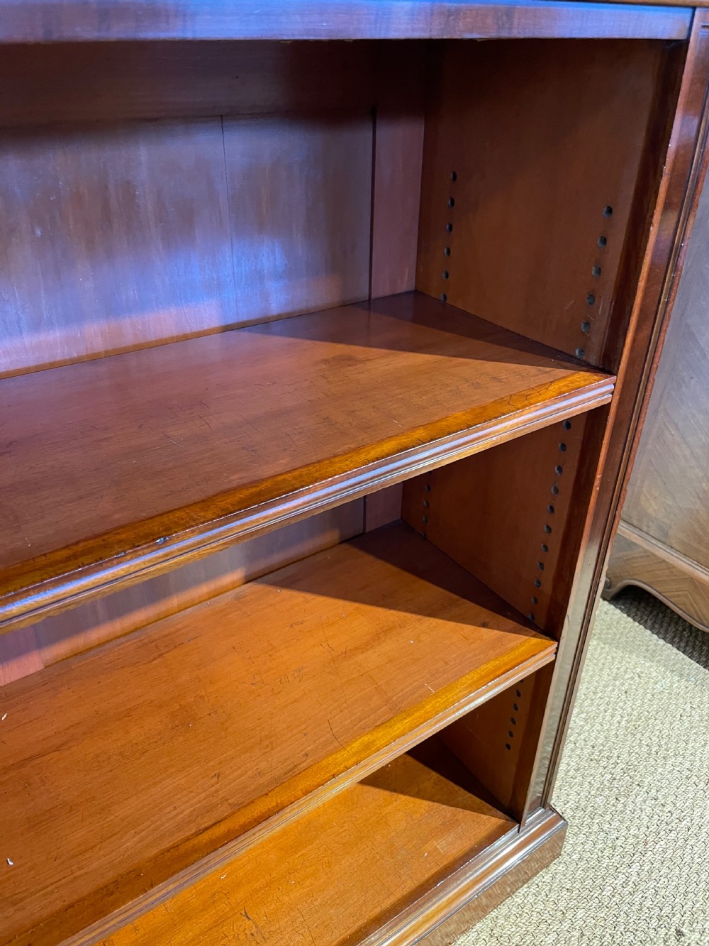 Large Victorian mahogany bookcase  View VII