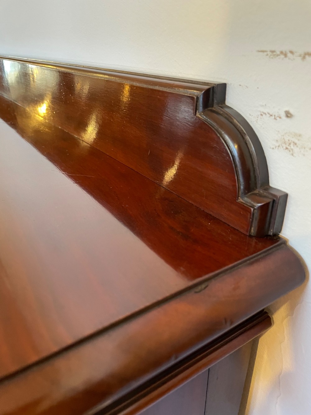 Large Victorian mahogany bookcase  View XI