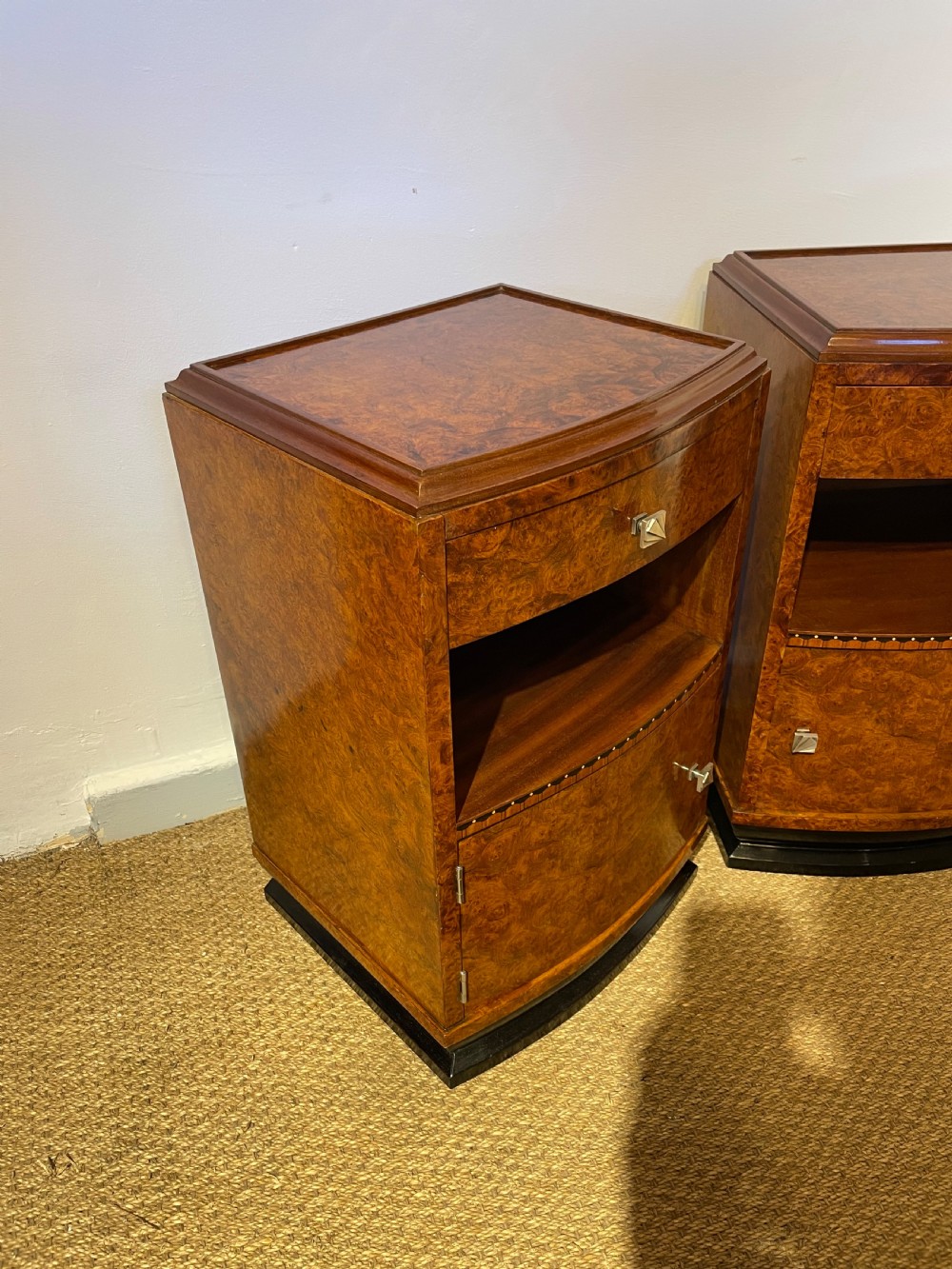 Pair of Art Deco bedside cabinets  View XI