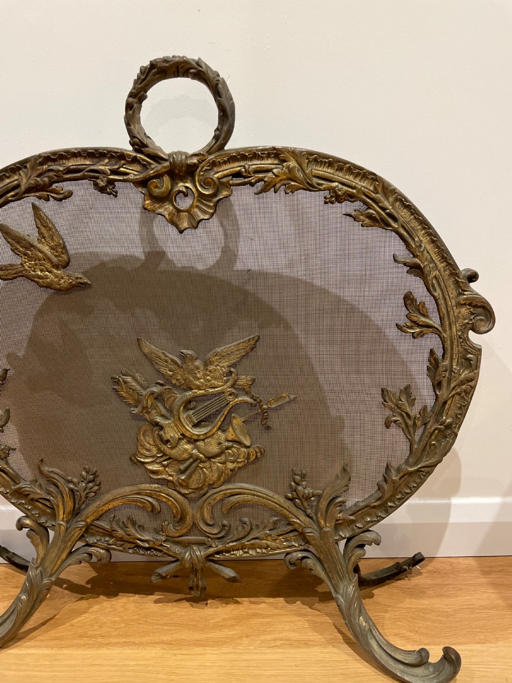 Rococo style fire guard / spark guard  View II