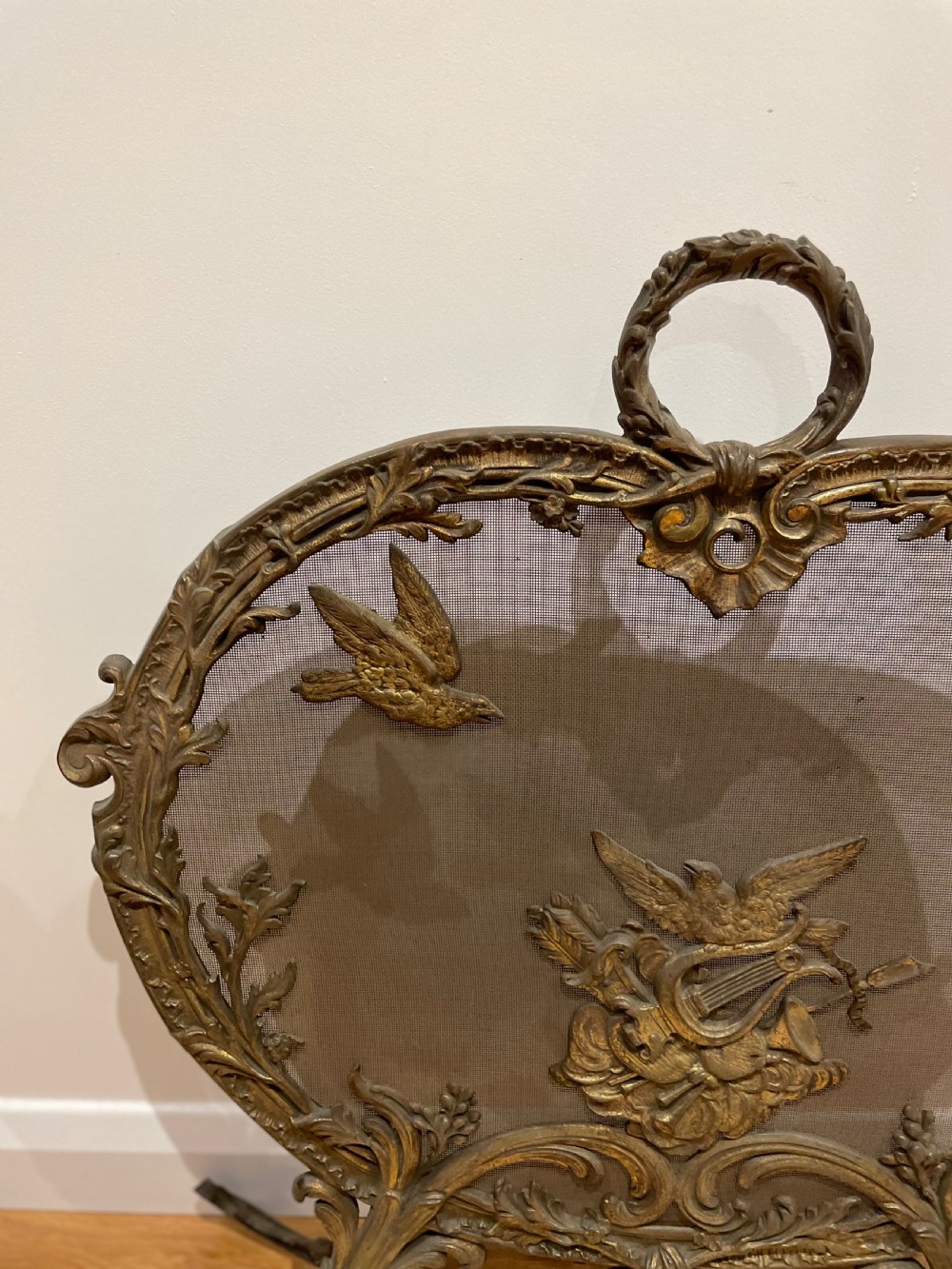 Rococo style fire guard / spark guard  View V