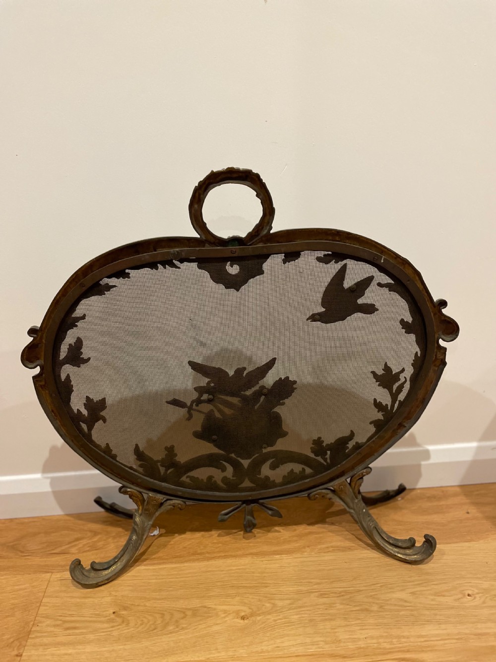 Rococo style fire guard / spark guard  View VII
