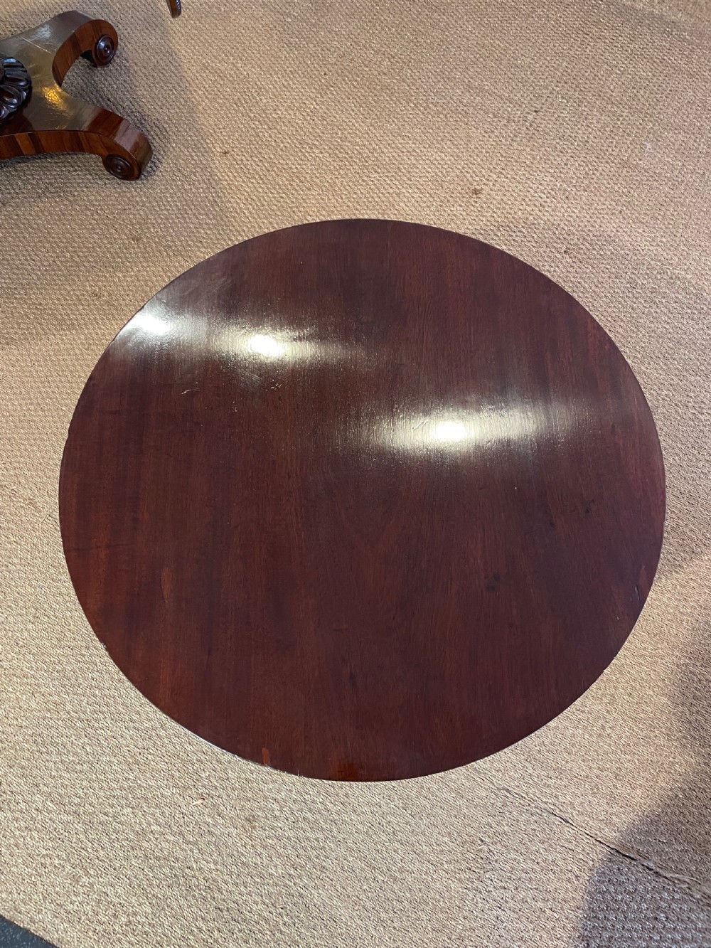 Mahogany wine table  View III