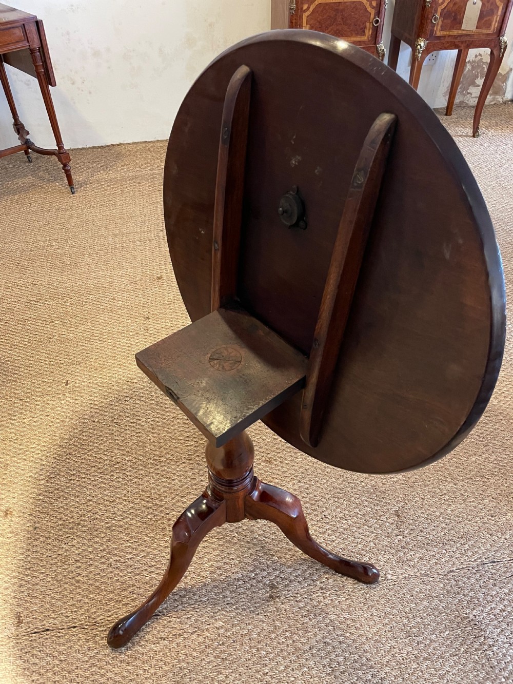 Mahogany wine table  View V