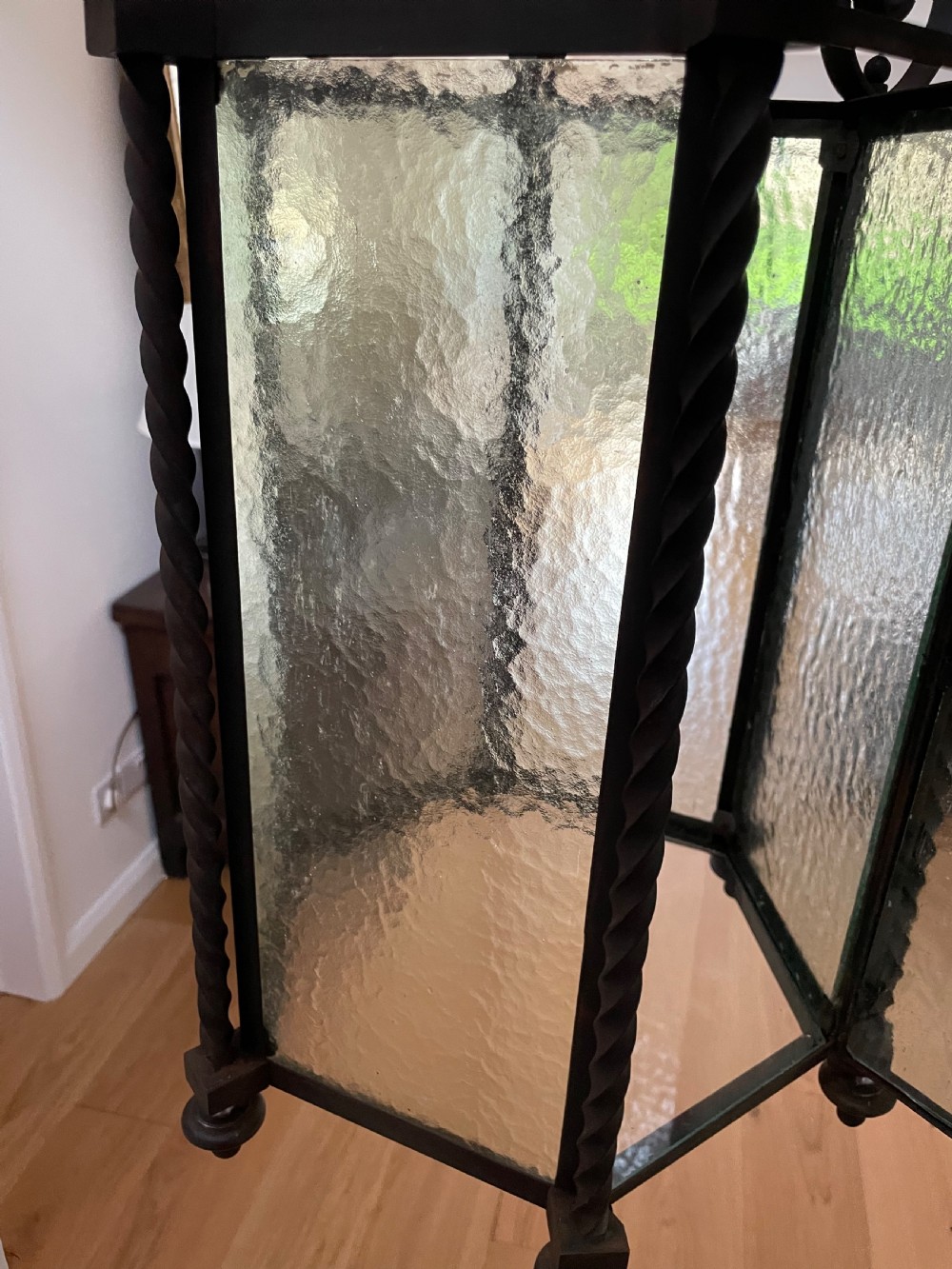 Large wrought iron hallway lantern  View VII