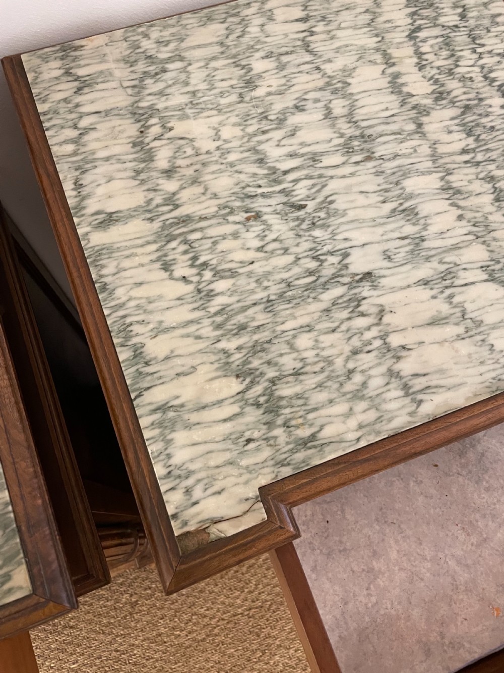 Pair of walnut bedside cabinets  View IV