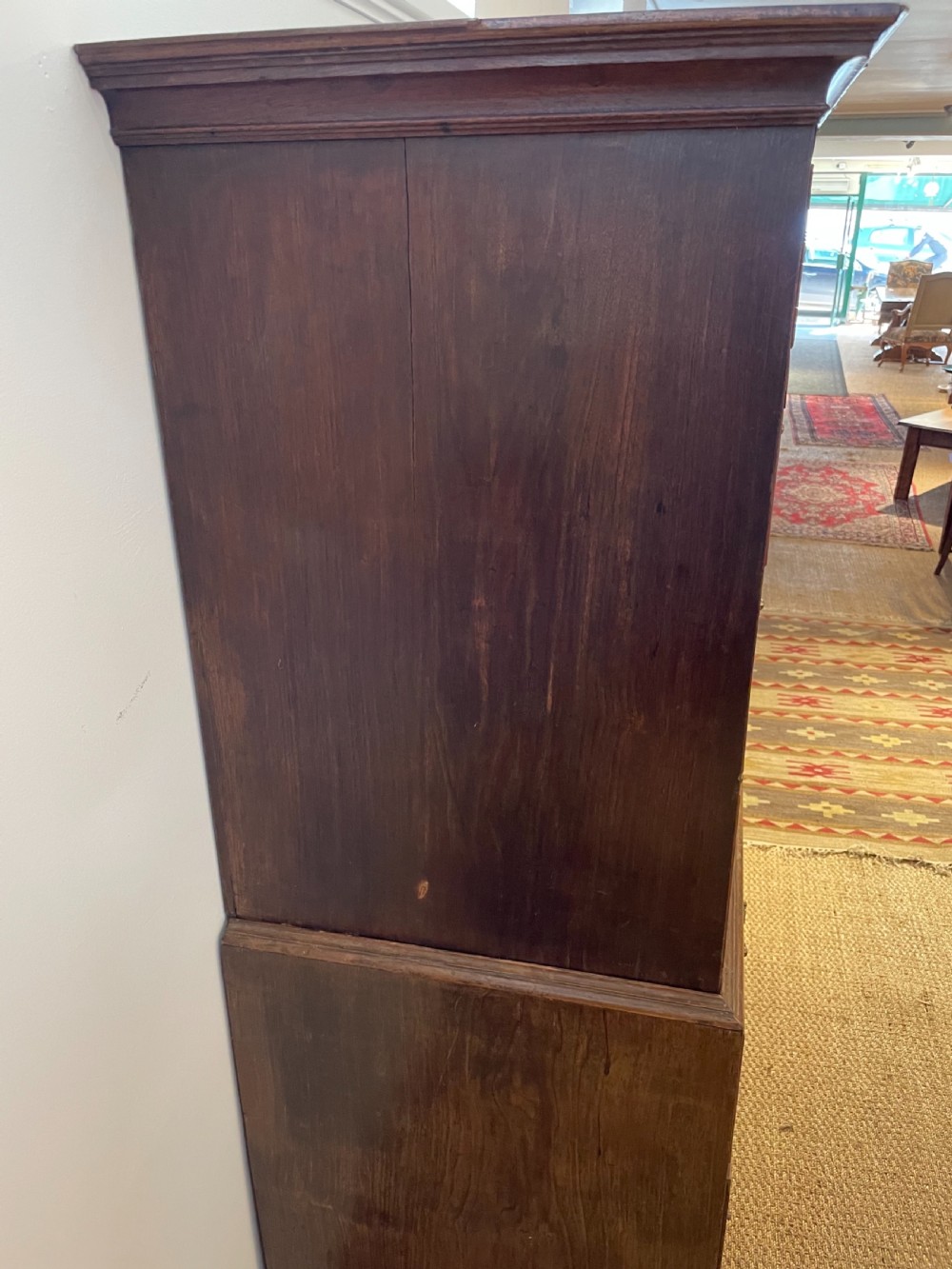 18th century mahogany chest on chest  View IV