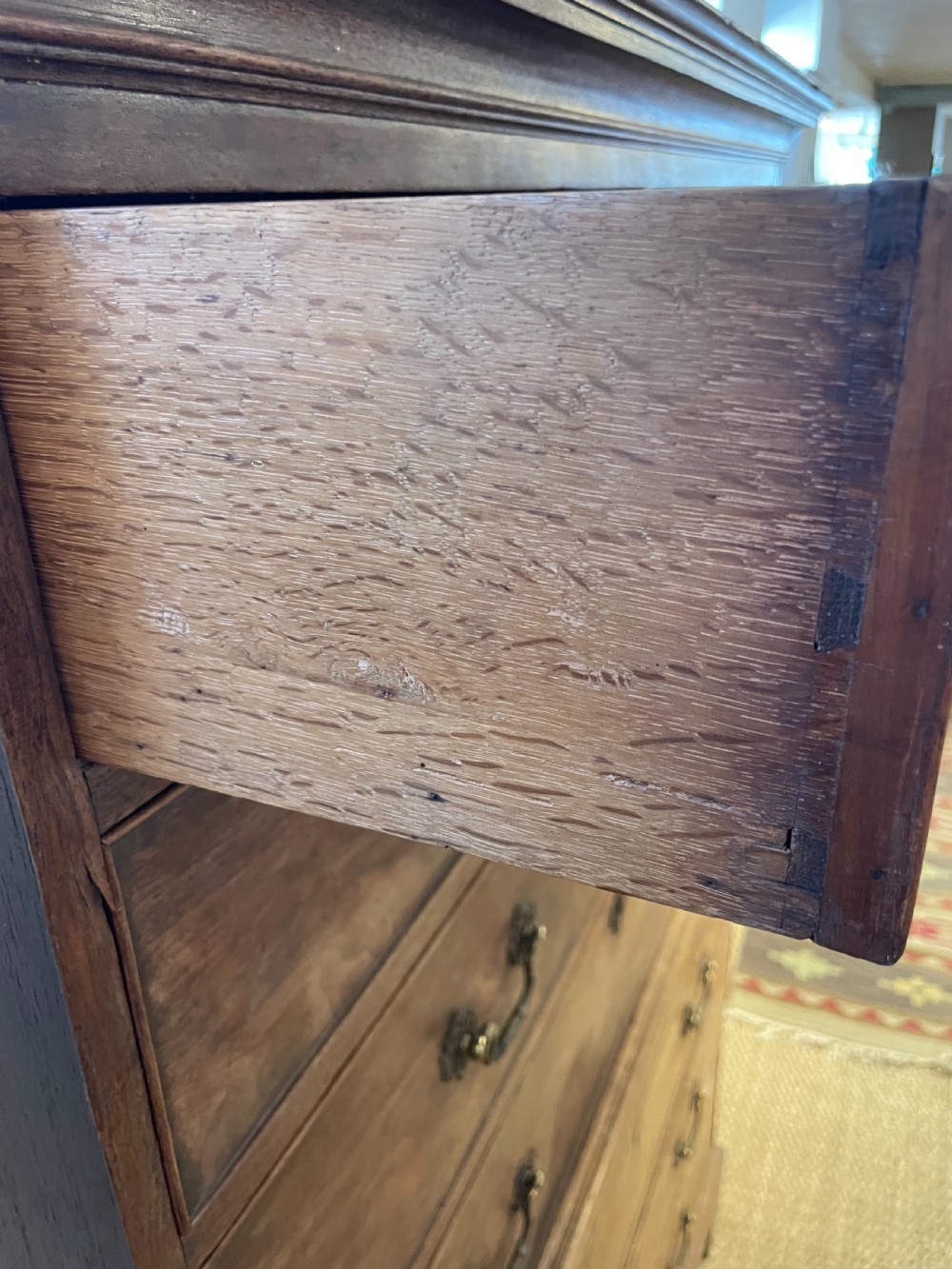 18th century mahogany chest on chest  View VIII