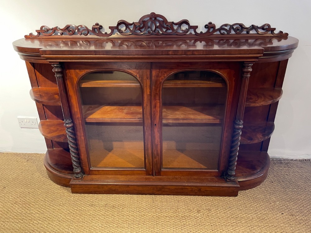 Victorian mahogany bookcase 