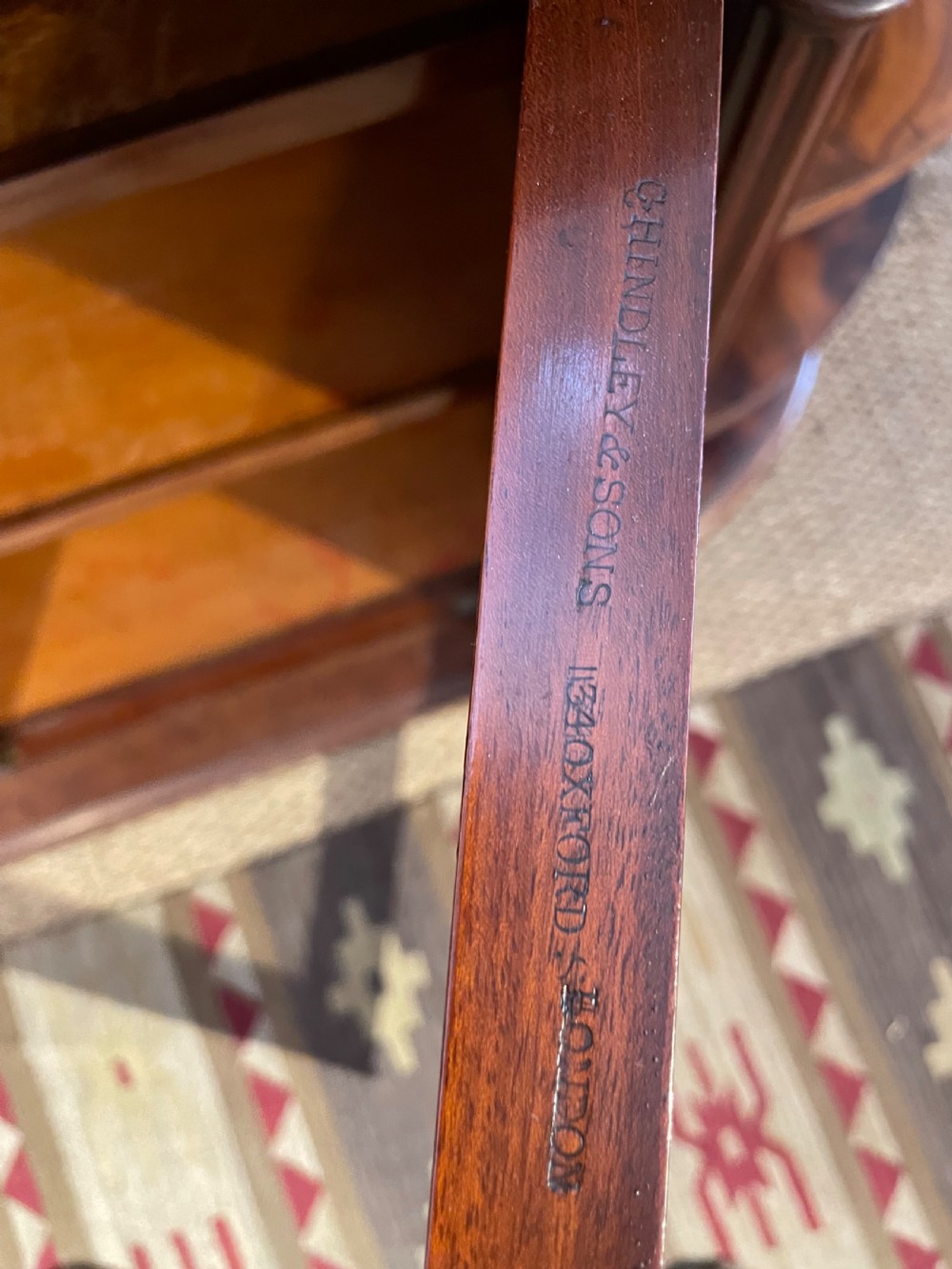 Victorian mahogany bookcase  View VIII