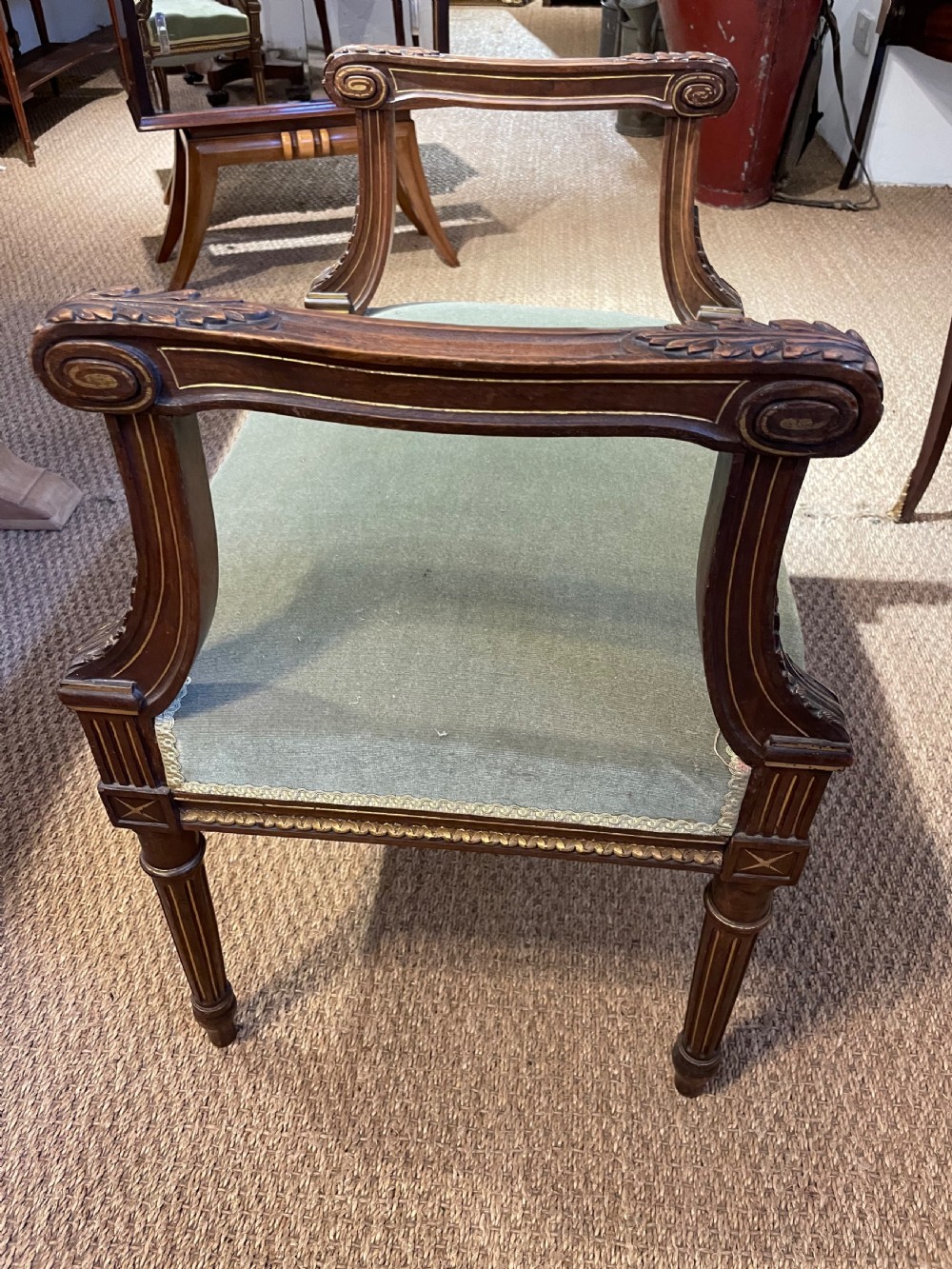 Walnut stool  View II
