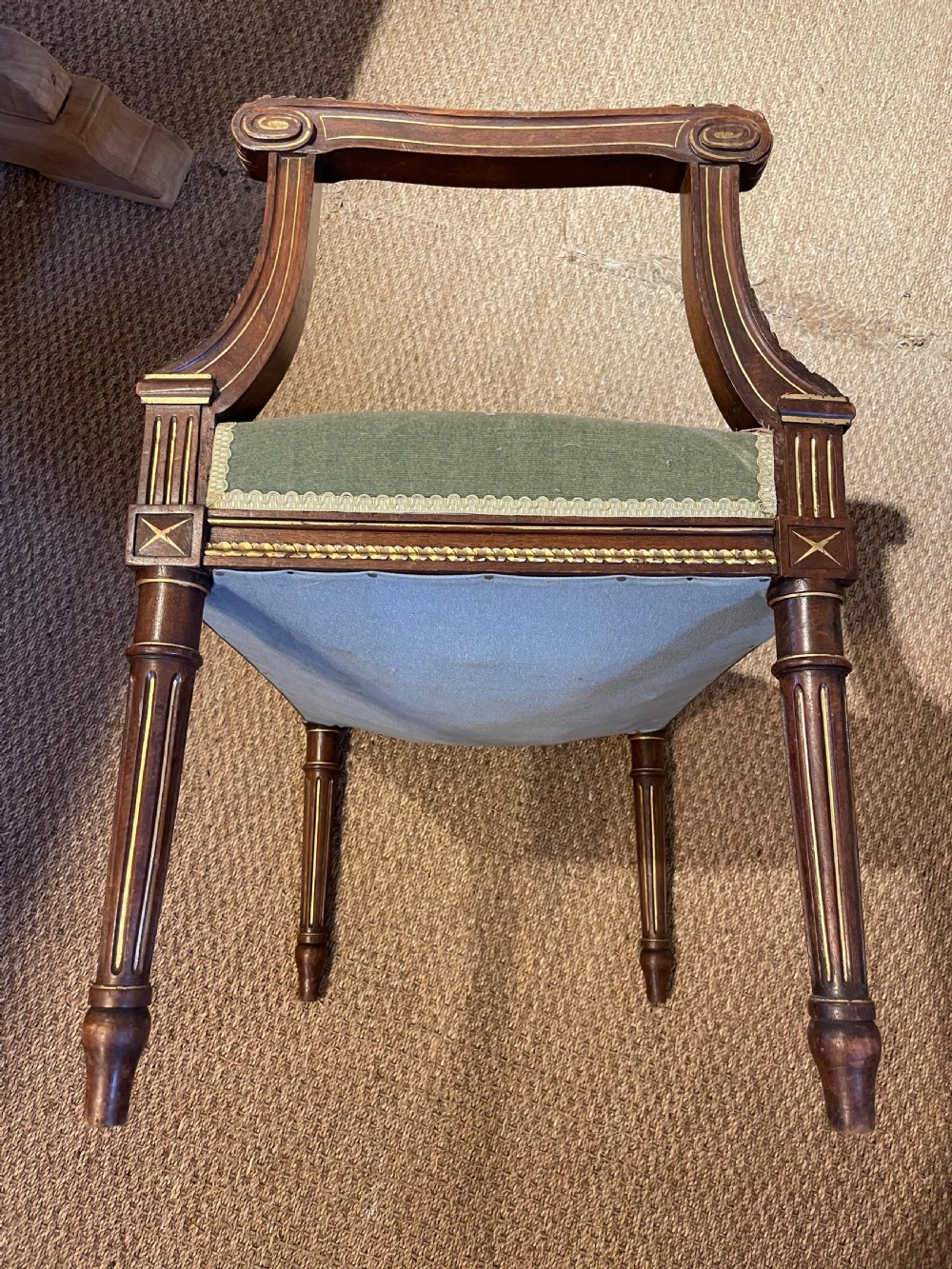Walnut stool  View IV