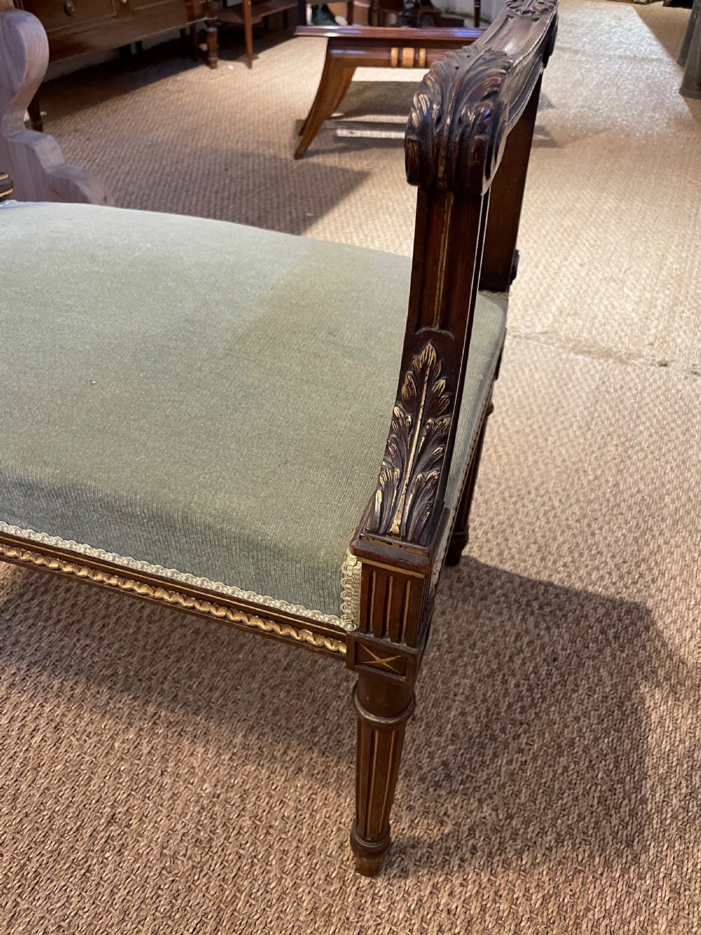 Walnut stool  View VI