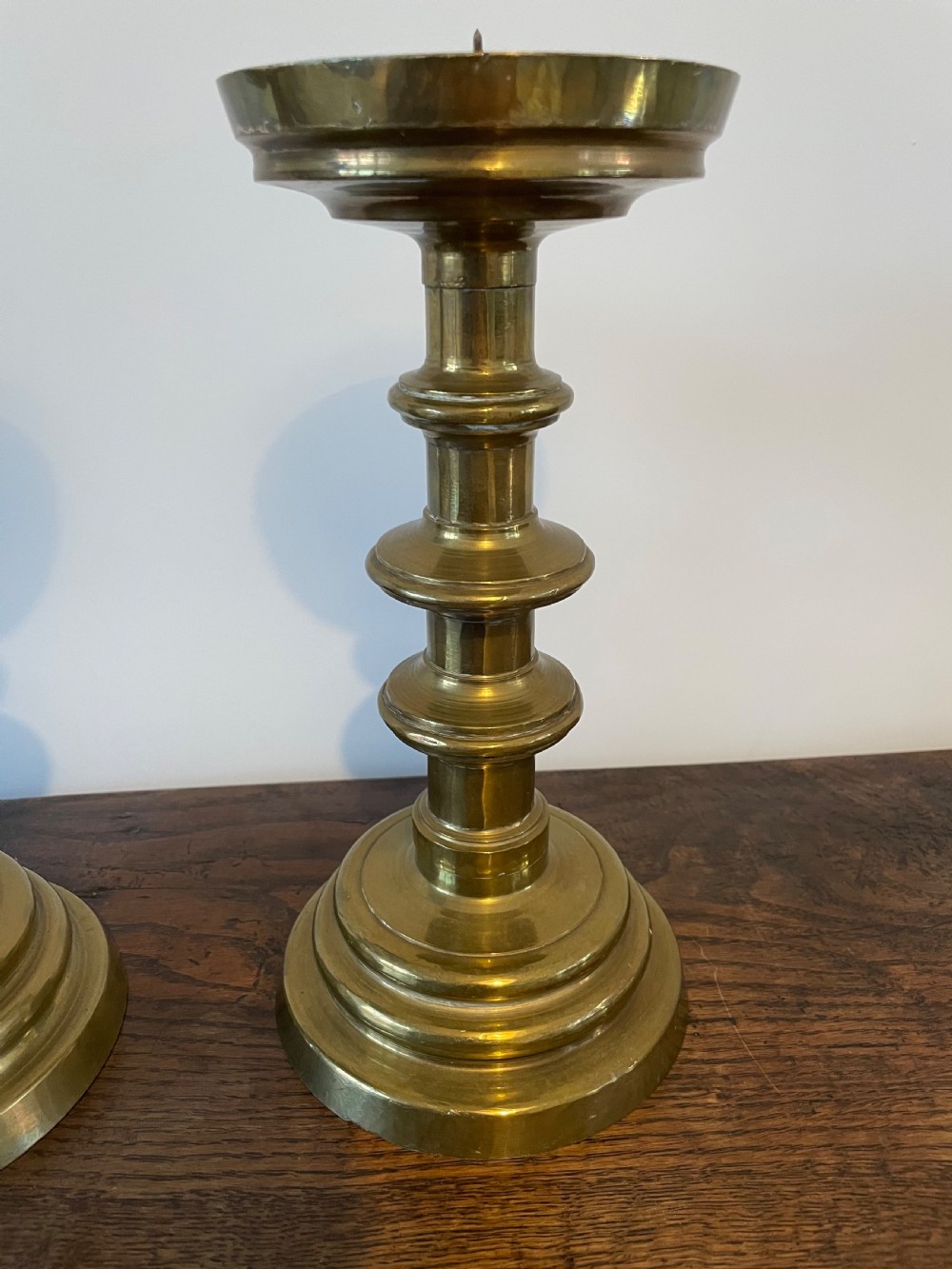17th century style brass candlesticks  View IV