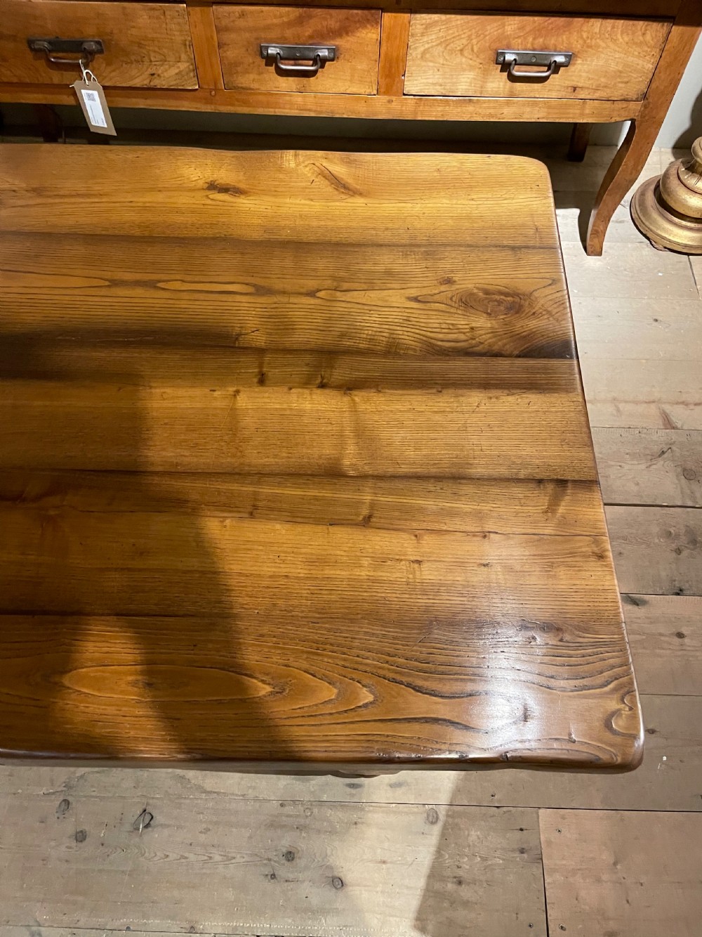 Large Oak refectory table  View V