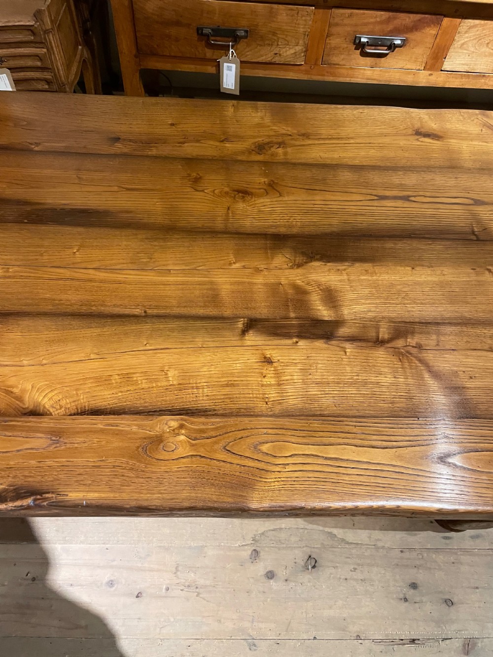 Large Oak refectory table  View VI