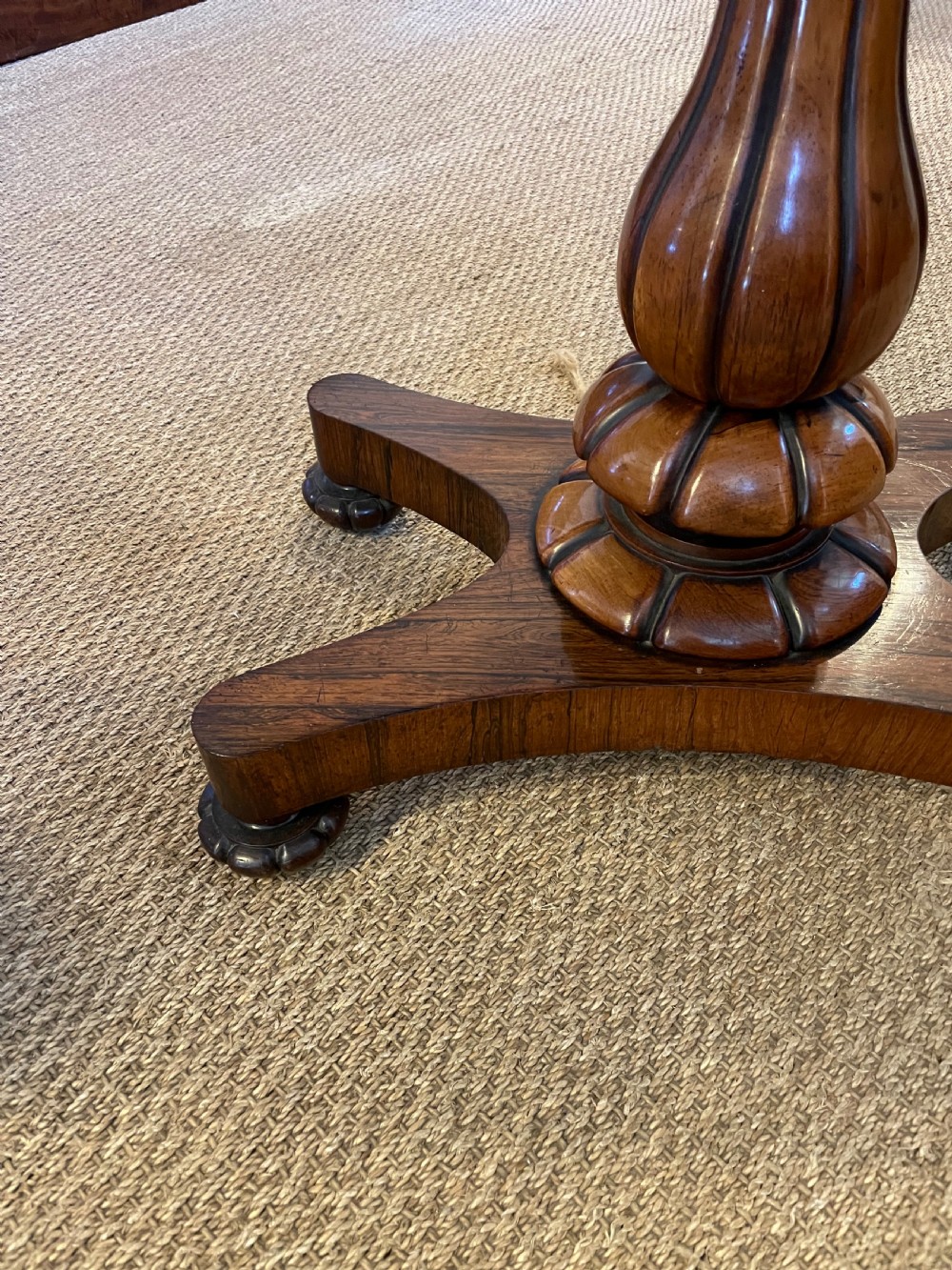 William IV rosewood card table  View IV